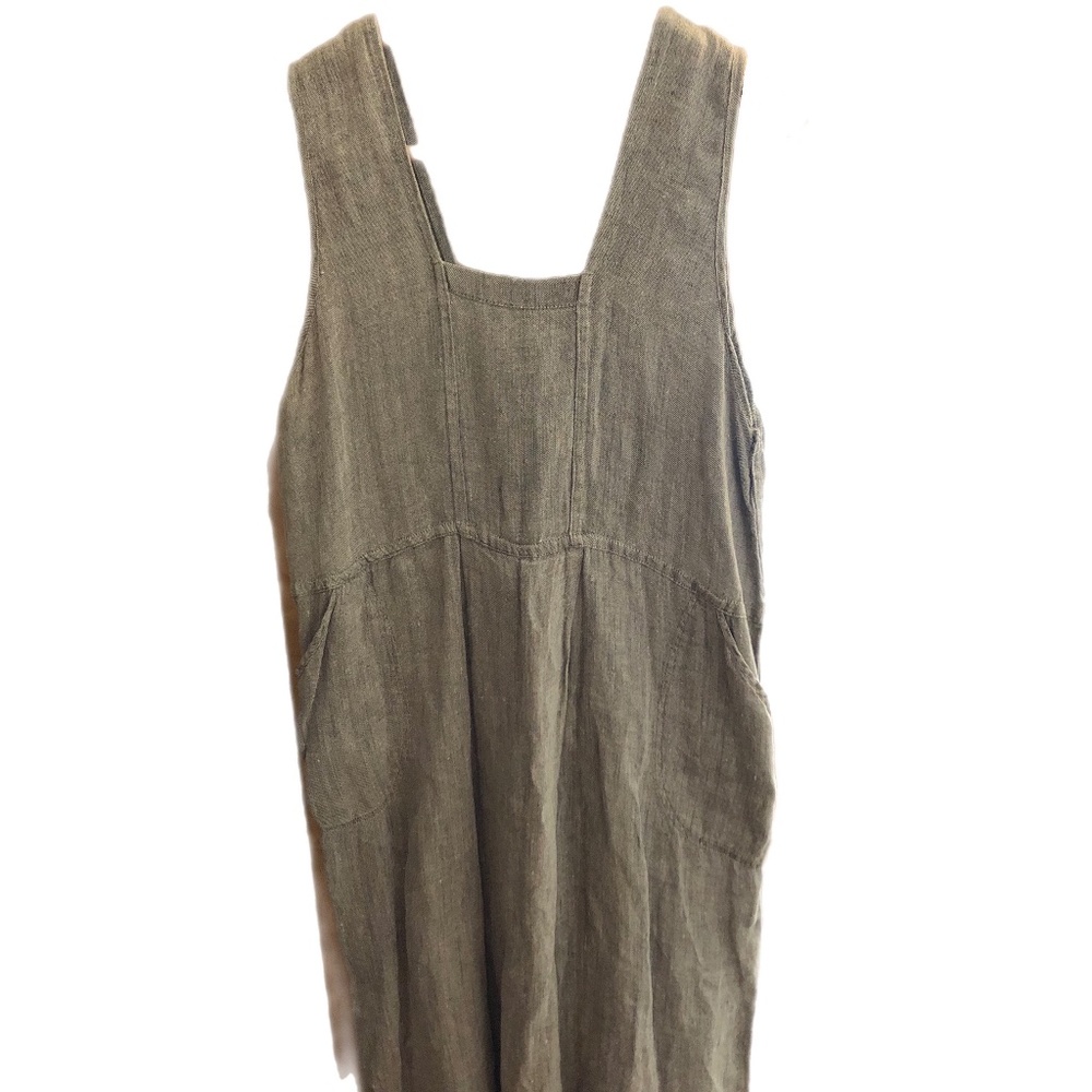 FLAX by Jeanne Engelhart Gray Dress Size L